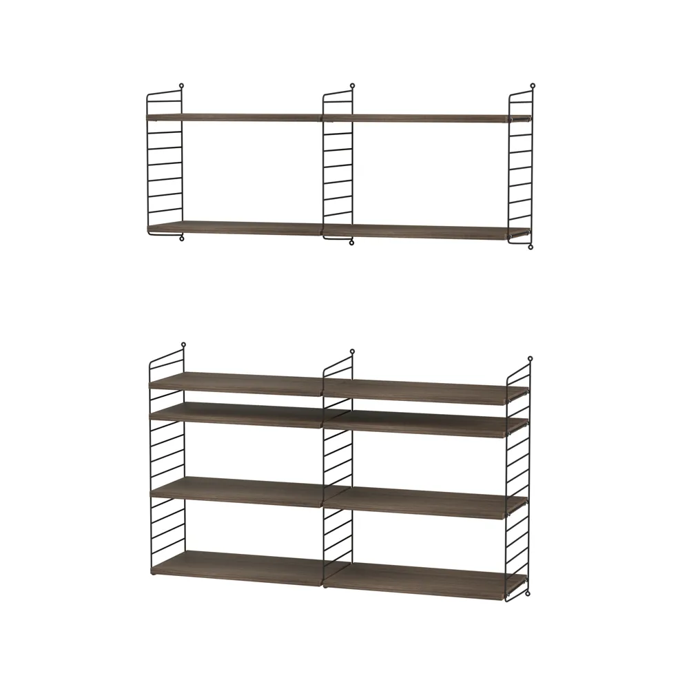String stue valnød & sort - Kombination N String