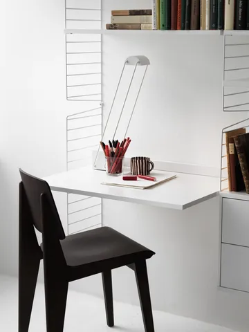 String væg gavle - Hvid, 75x30 cm, 1-pak - String