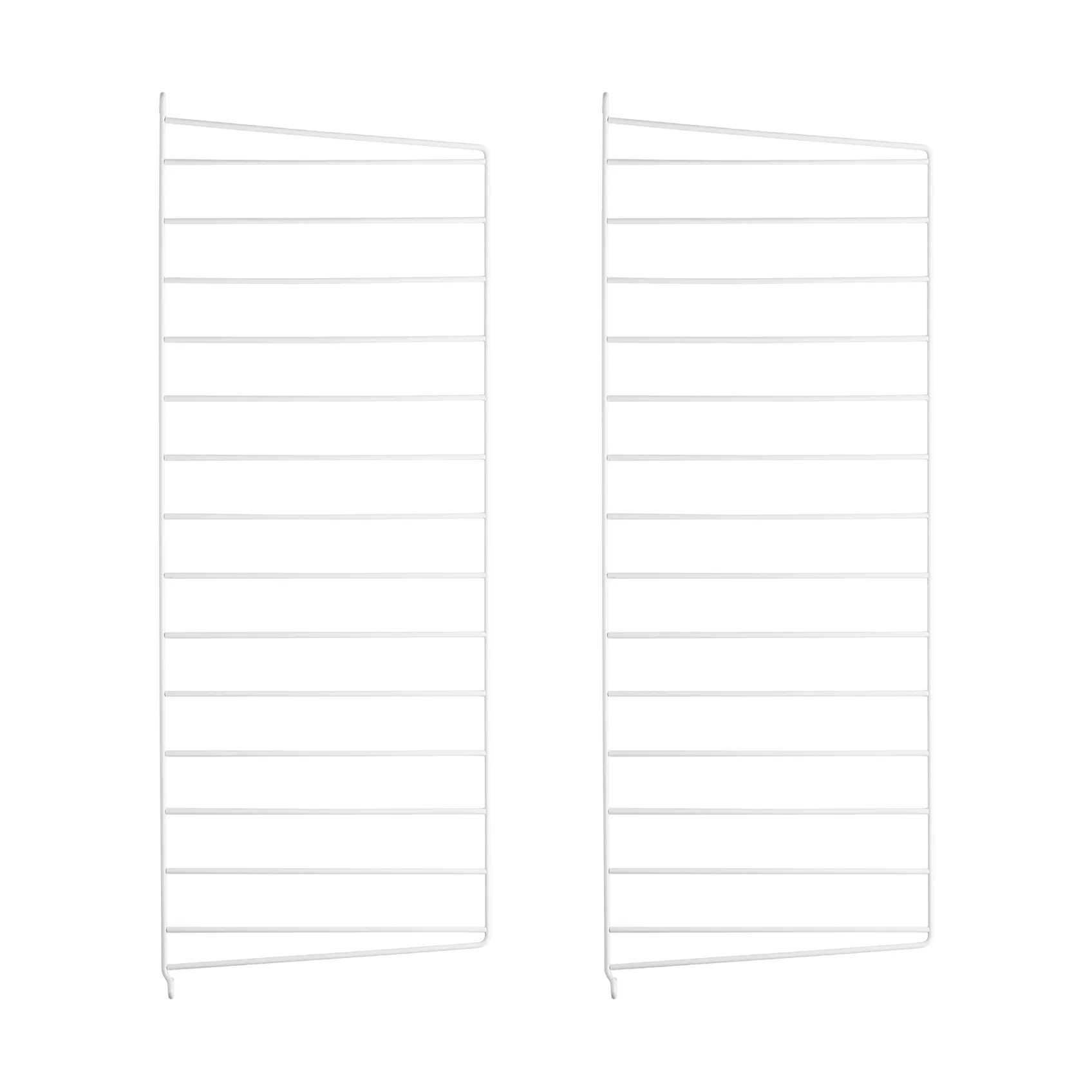 String væg gavle, Hvid, 75x30 cm, 2-pak String