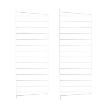 String væg gavle - Hvid, 75x30 cm, 2-pak - String