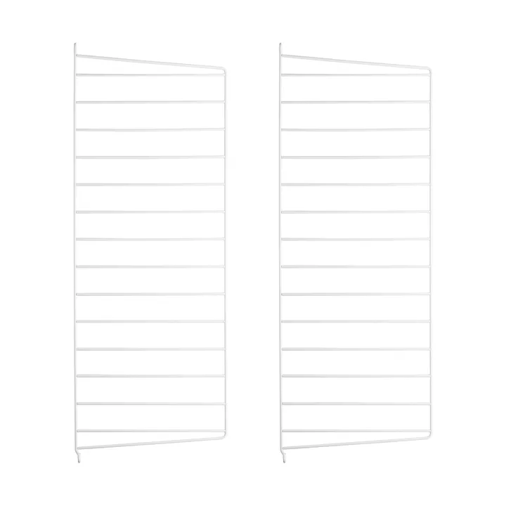 String væg gavle - Hvid, 75x30 cm, 2-pak - String