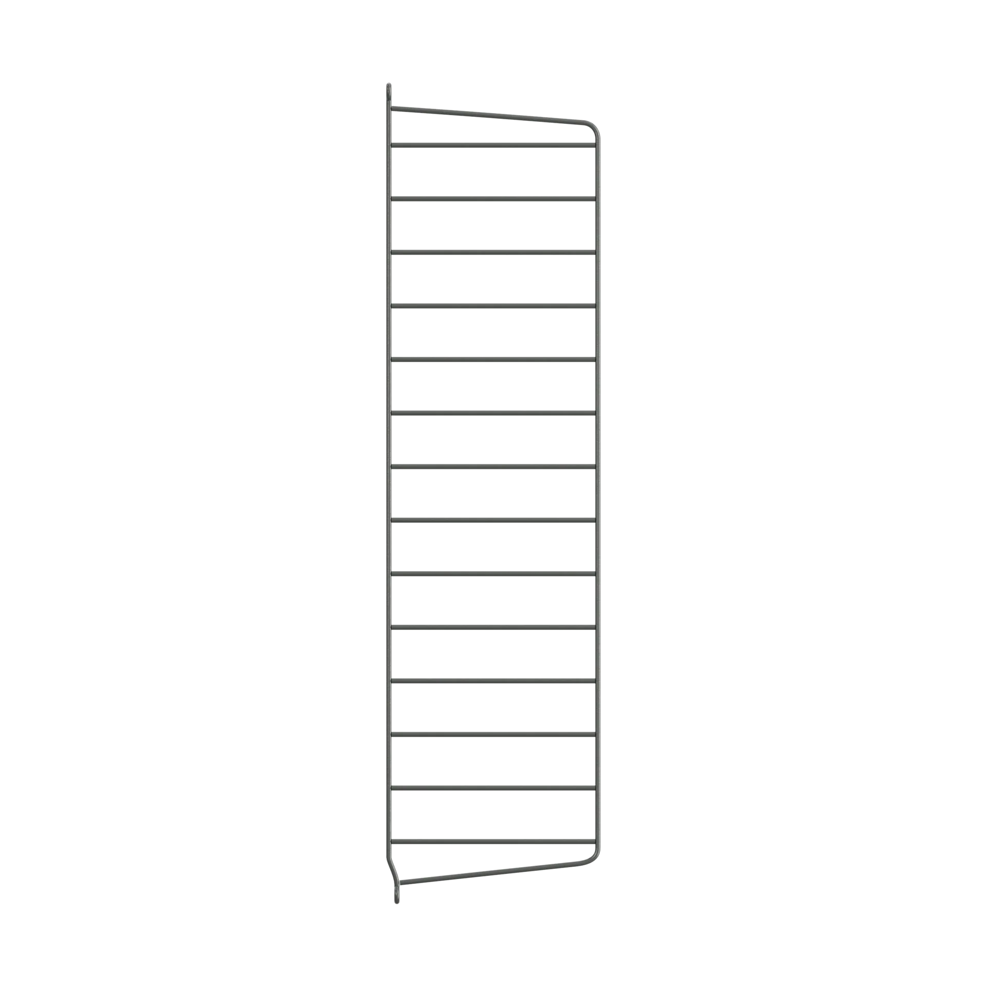 String væg gavle, Mørkegrå, 75x20 cm, 1-pak String