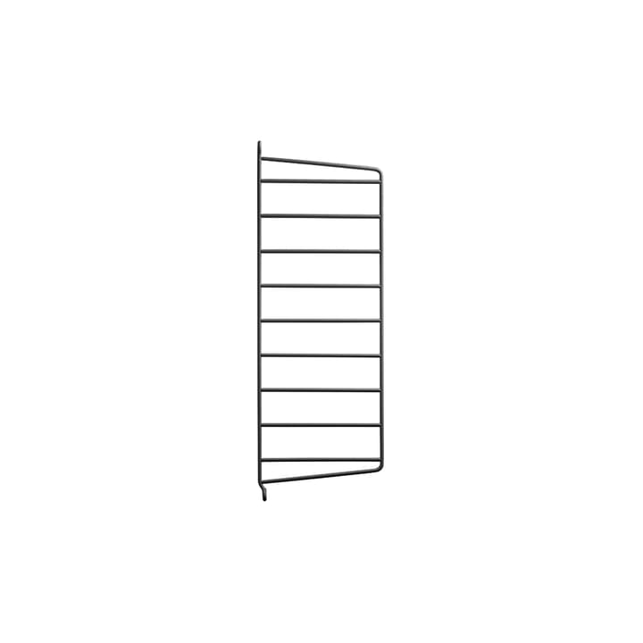 String væg gavle, sort, 50x20 cm, 1-pak String