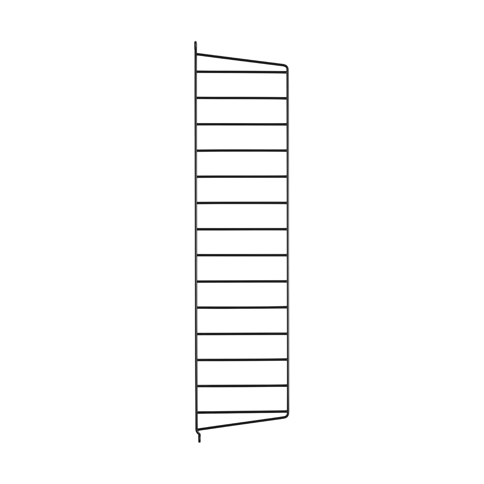 String væg gavle, Sort, 75x20 cm, 1-pak String