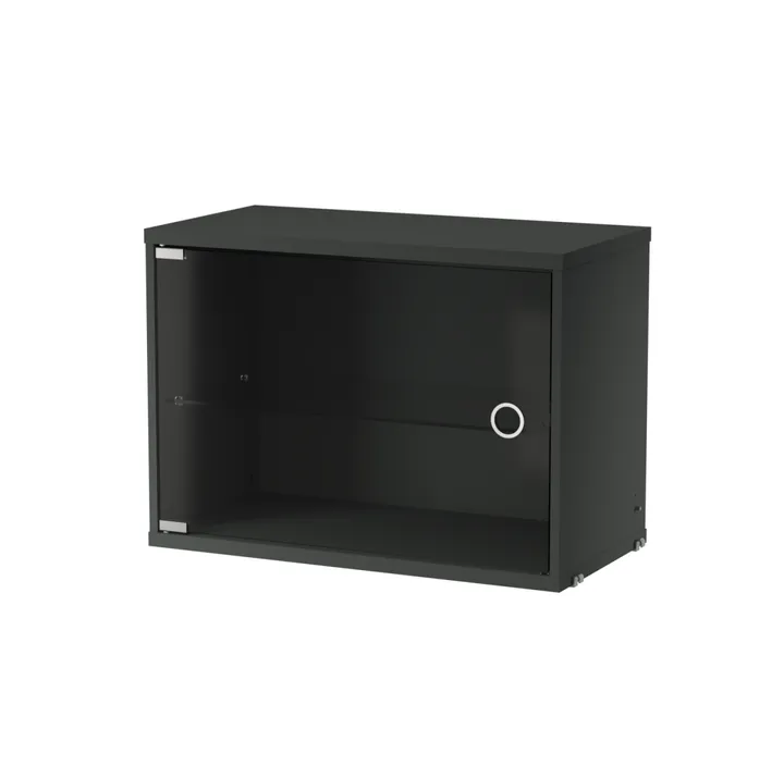 String vitrineskab - Mørkegrå, 58x30 cm - String