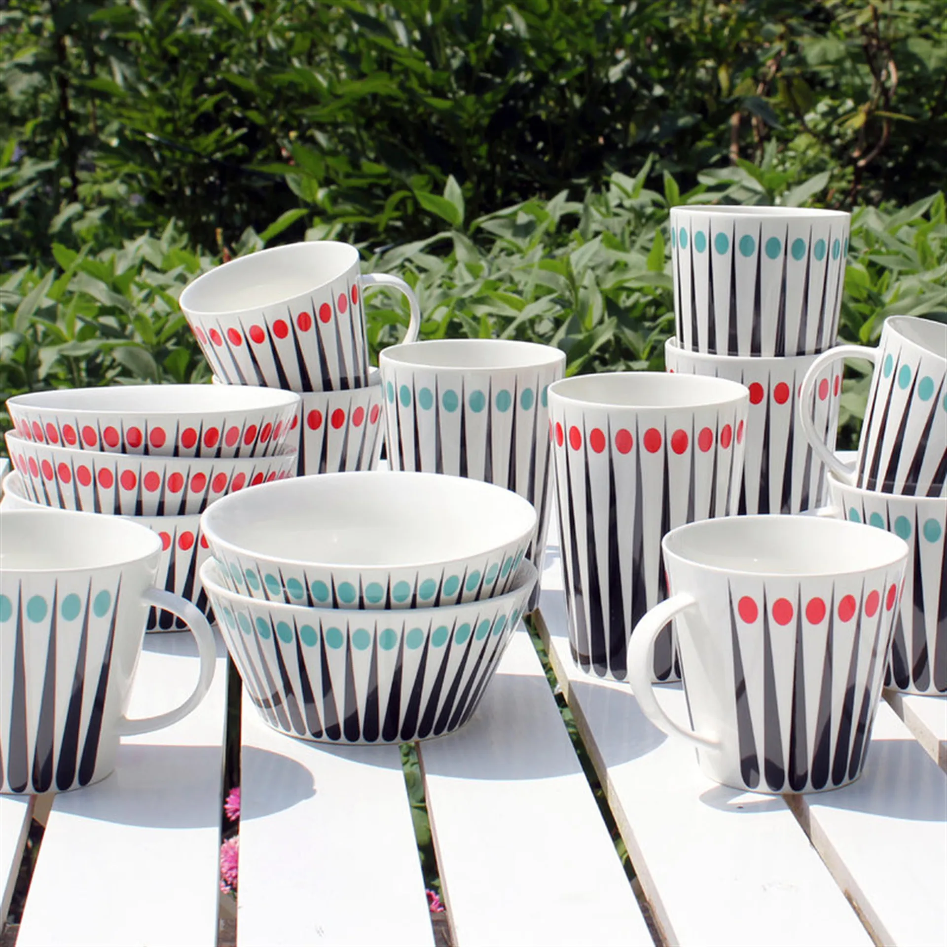 Amanda krus, hvid-aqua Superliving