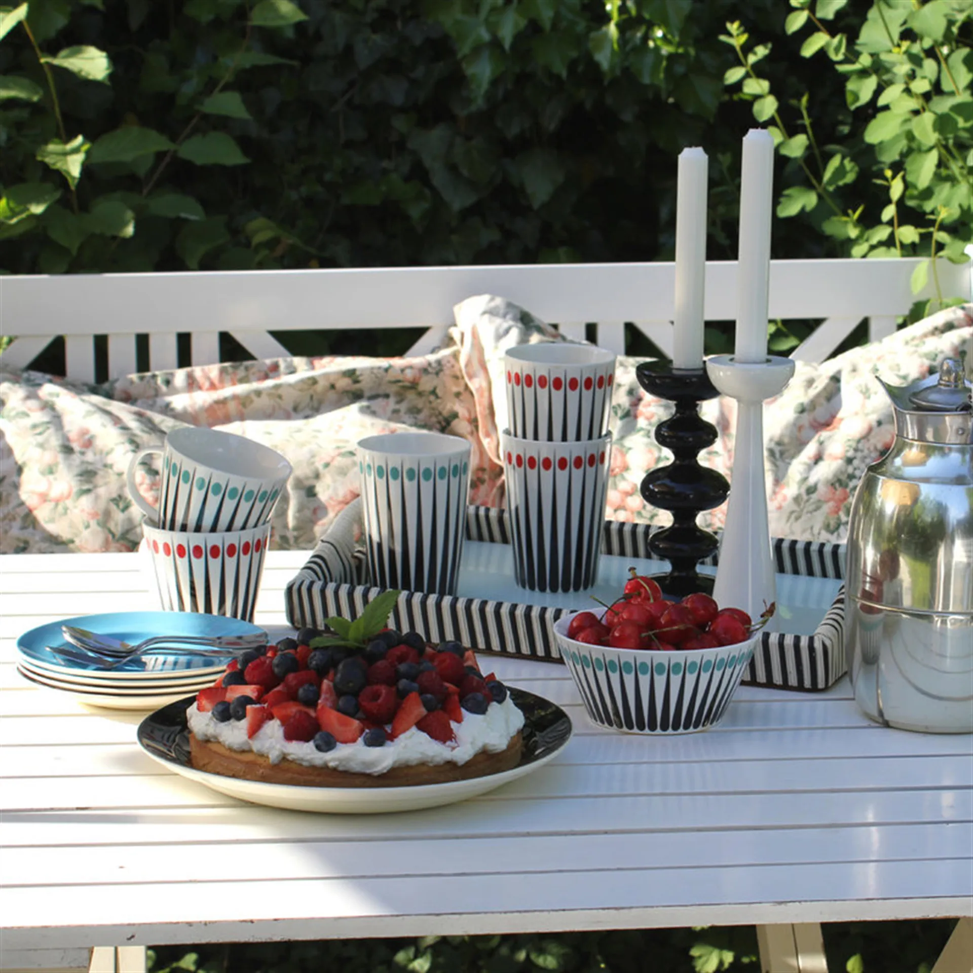 Amanda krus, hvid-aqua Superliving