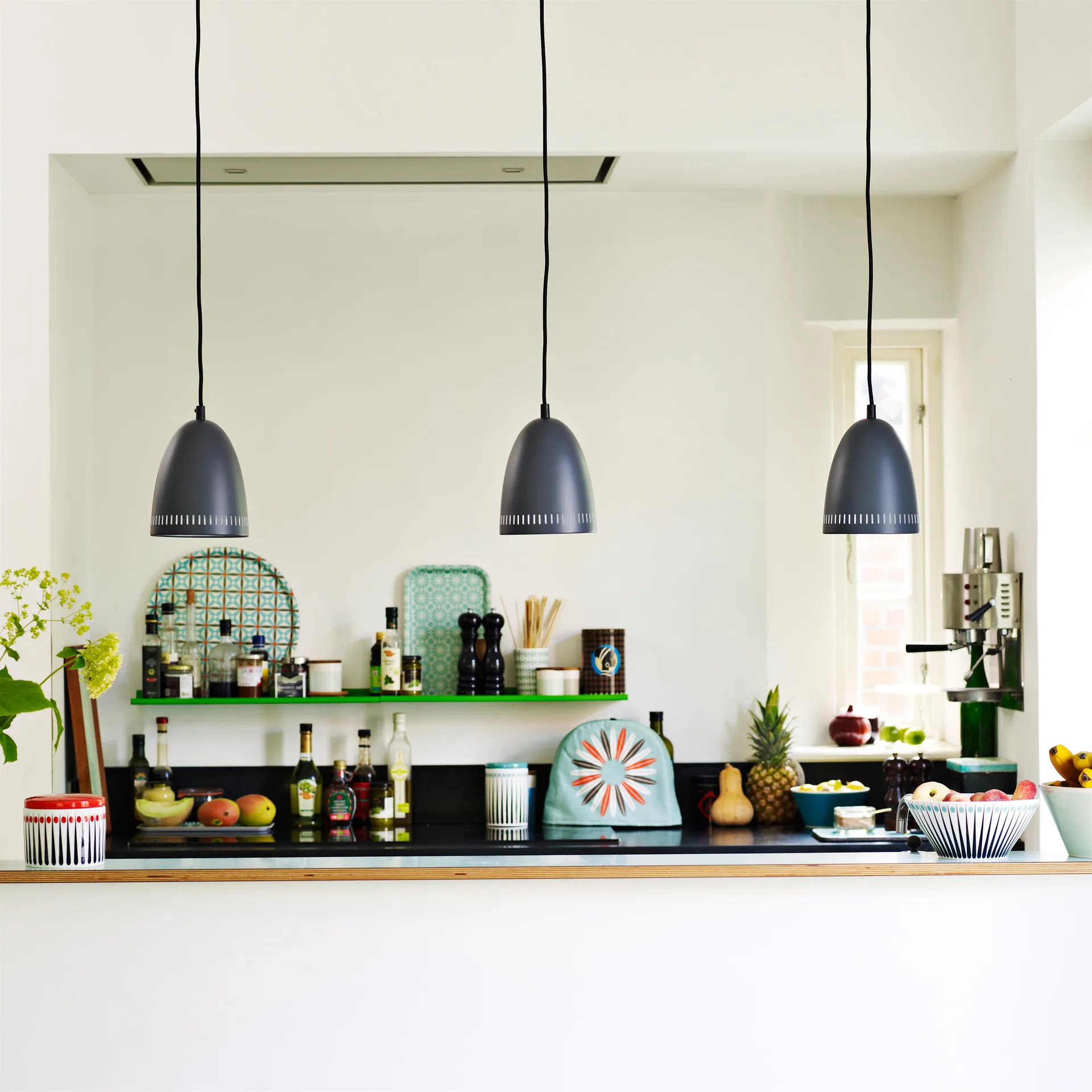 Dynamo pendel lille, matt almost black (grå) Superliving