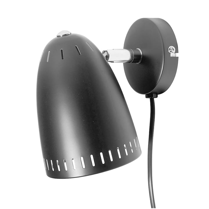 Dynamo væglampe kort arm - matt almost black (sort) - Superliving
