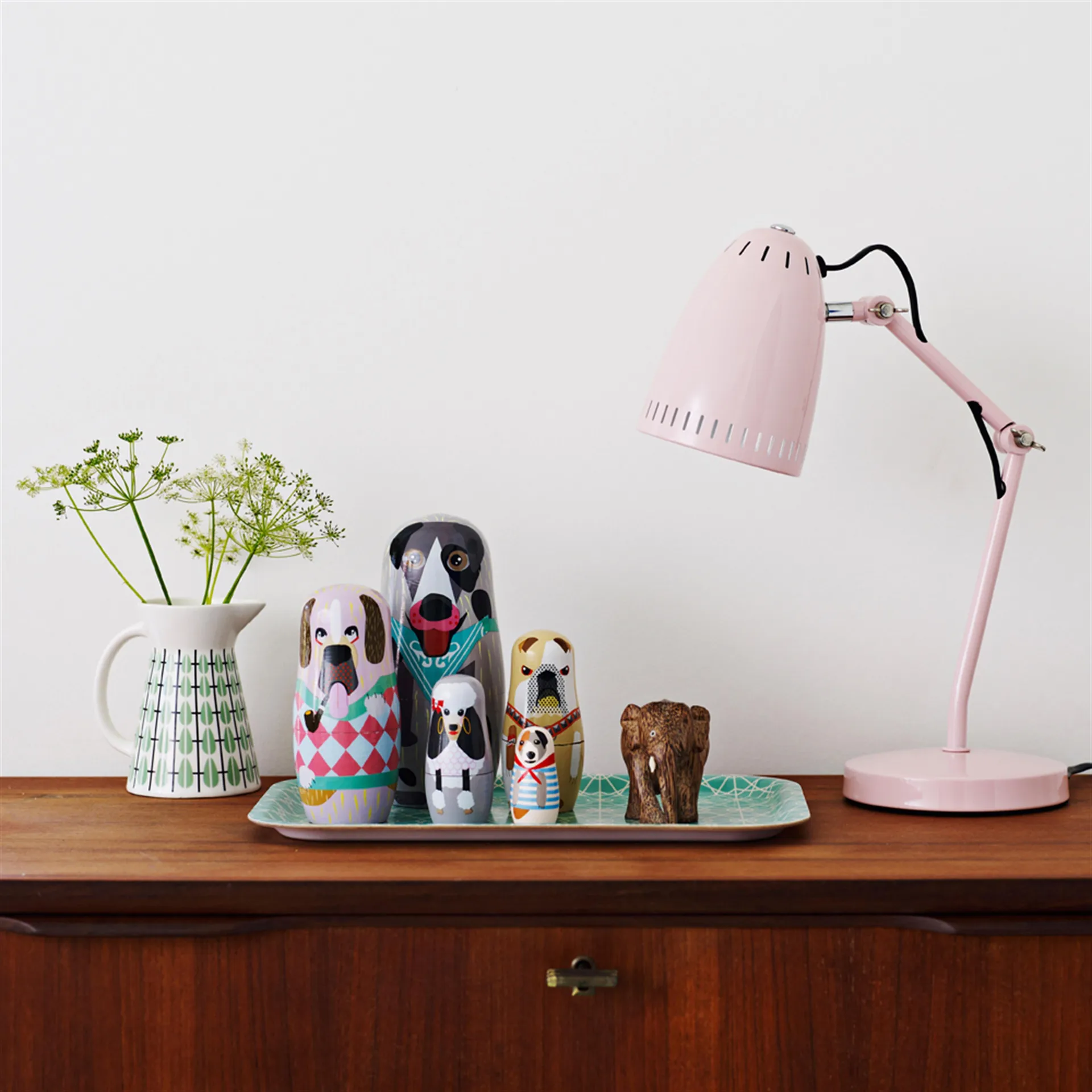 Olivia flødekande, hvid-mint Superliving