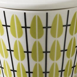 Olivia sukkerskål, hvid-lime Superliving