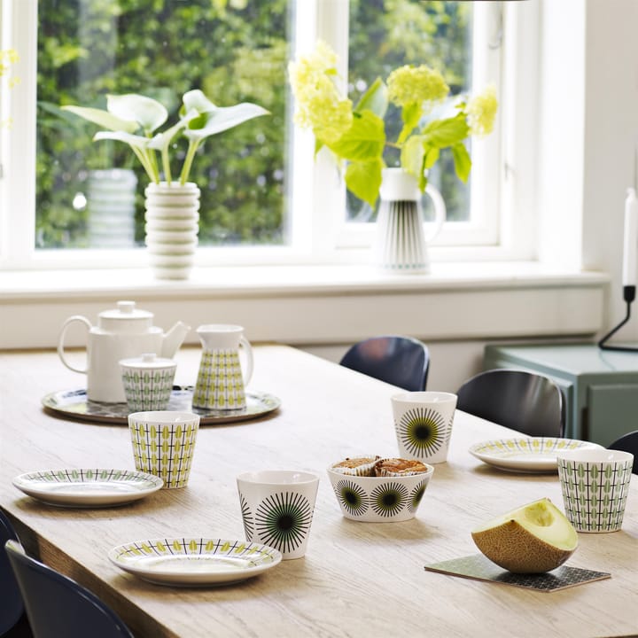 Olivia sukkerskål, hvid-mint Superliving