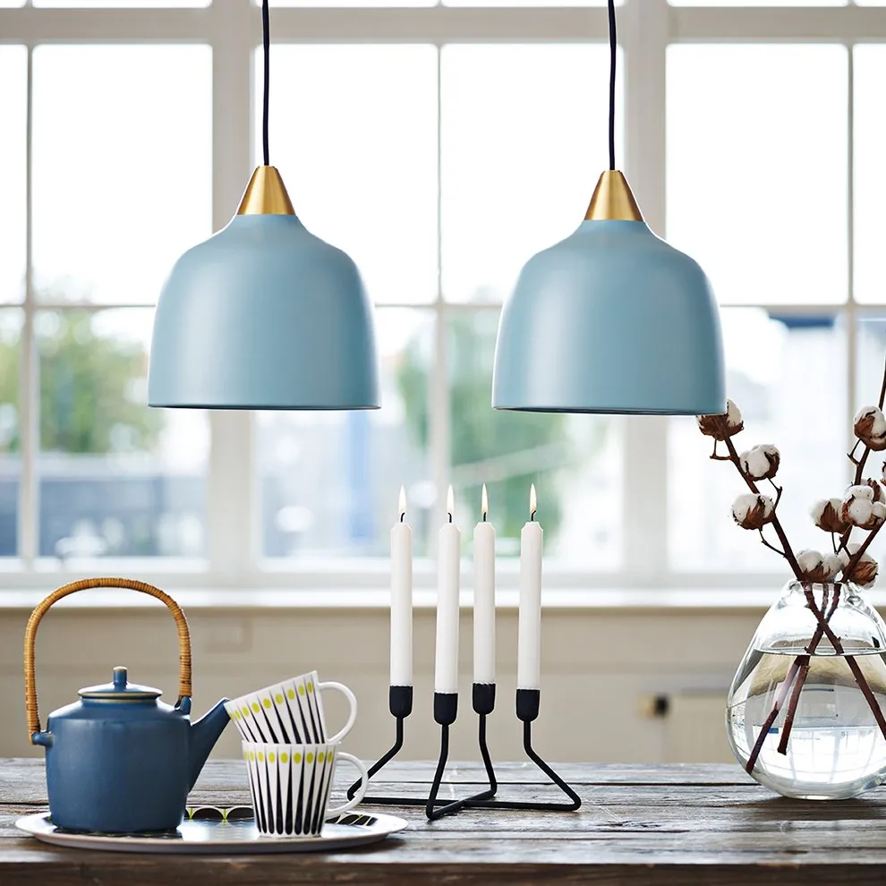 Urban loftlampe, mineral blue (blå) Superliving