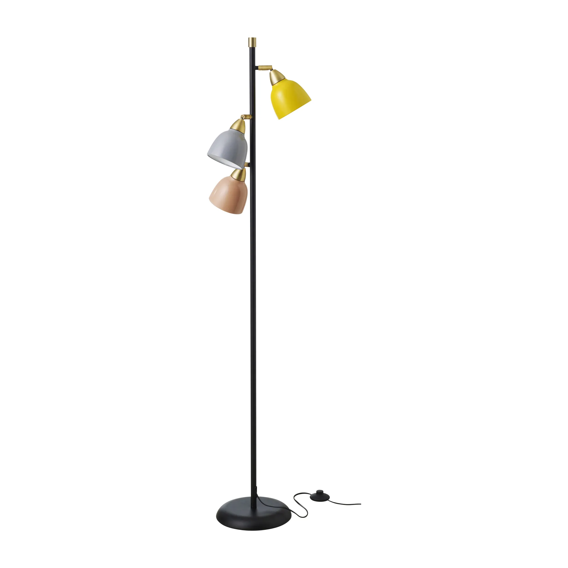 Urban Triple gulvlampe, Black/Multi Superliving