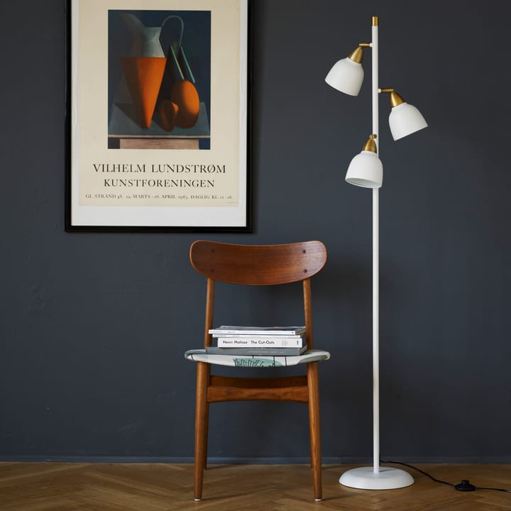 Urban Triple gulvlampe, Matt whisper white Superliving
