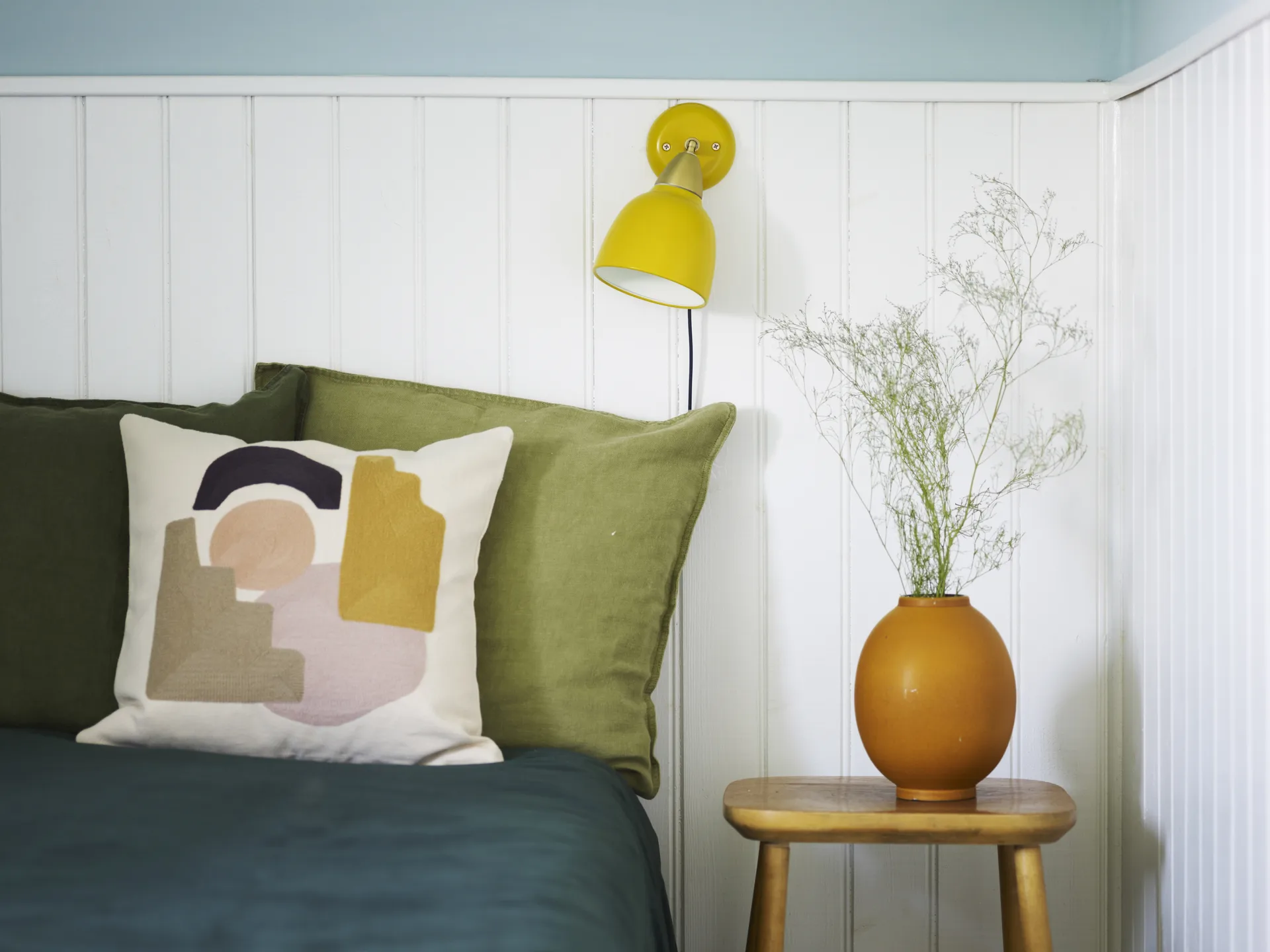 Urban væglampe kort arm, Amber (gul) Superliving