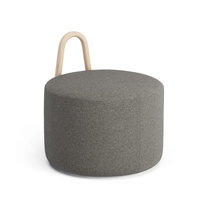 Amstelle puf mellem med hjul ask naturlak - Main Line Flax 26 - Swedese