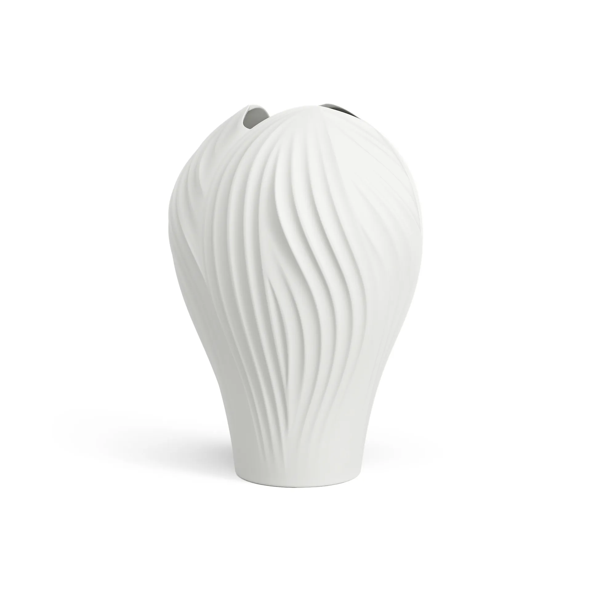Anna vase lille 31 cm, Hvid Swedese
