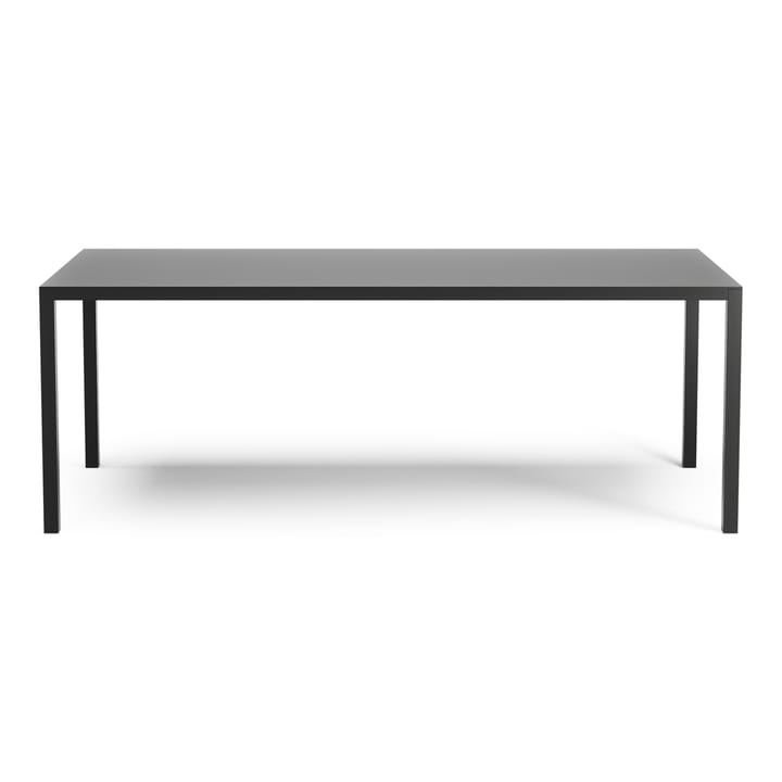 Bespoke bord 90x200 cm, Ask sortglaseret Swedese