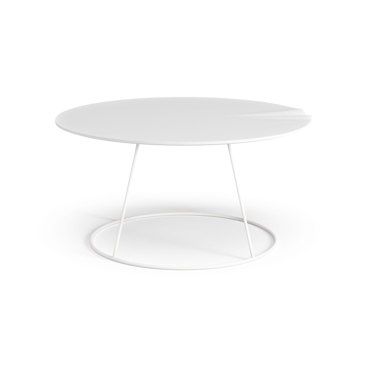 Swedese Breeze bord med bølge Ø80 cm Hvid