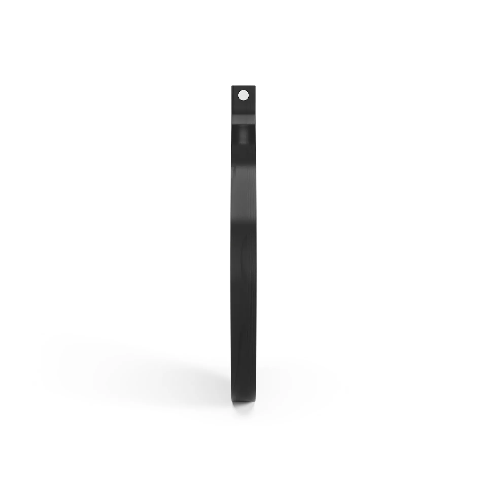 Comma Spejl rundt Ø40 cm, Ask sortbejdset Swedese