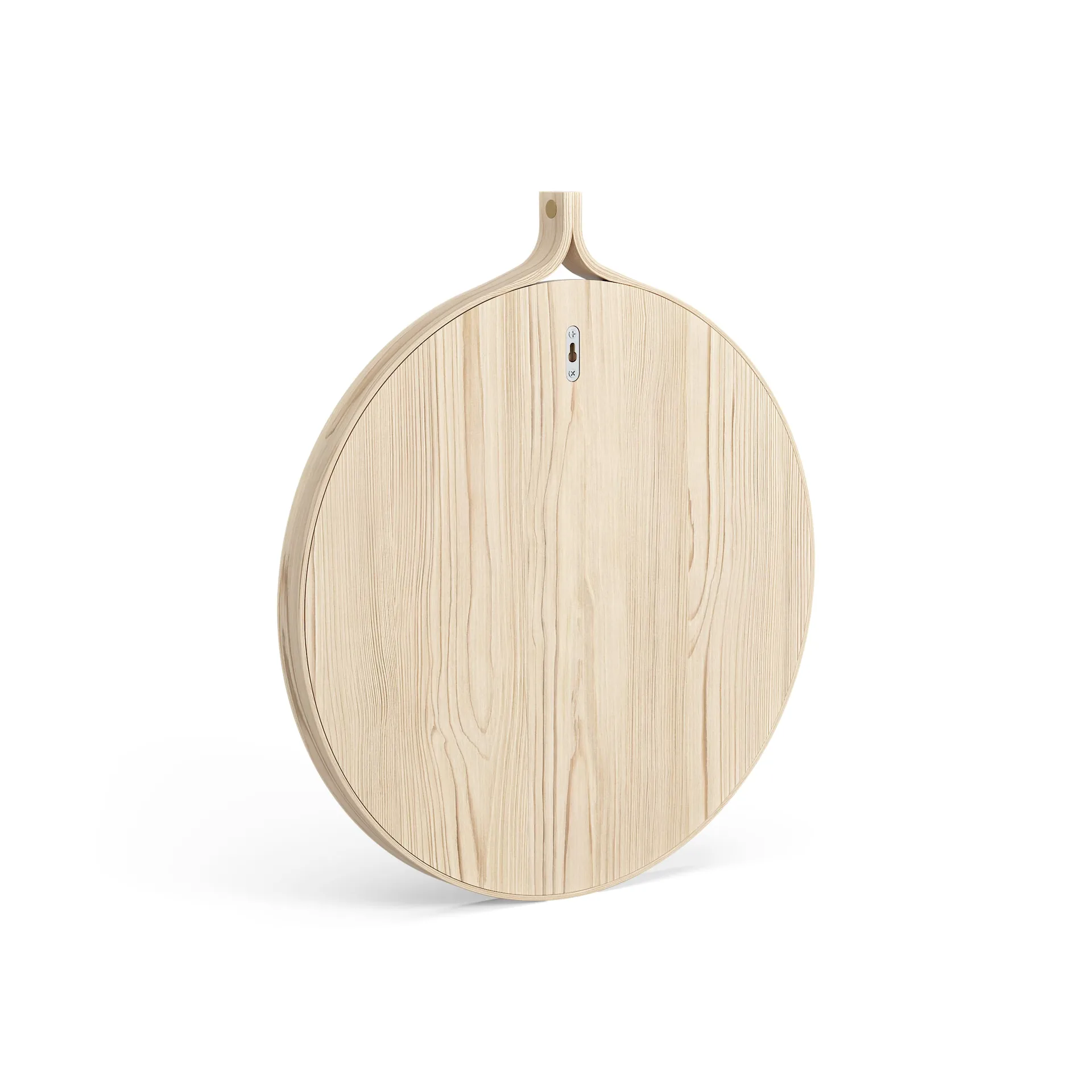 Comma Spejl rundt Ø52 cm, Ask lakeret Swedese