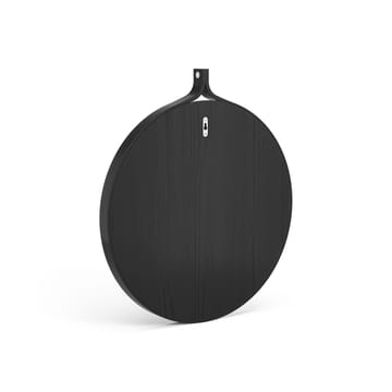 Comma Spejl rundt Ø52 cm - Ask sortbejdset - Swedese
