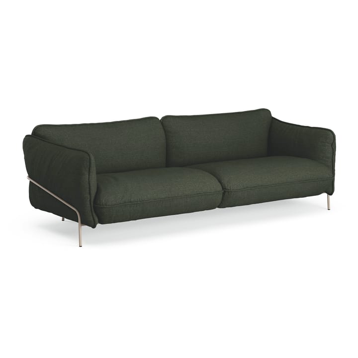 Continental sofa 3-pers. - Barnum 09 Pine-stålramme nutmeg - Swedese