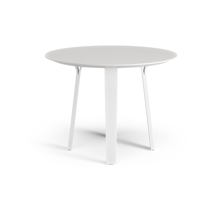 Divido spisebord - hvid, Ø95 cm, hvidlaserede asketræben - Swedese