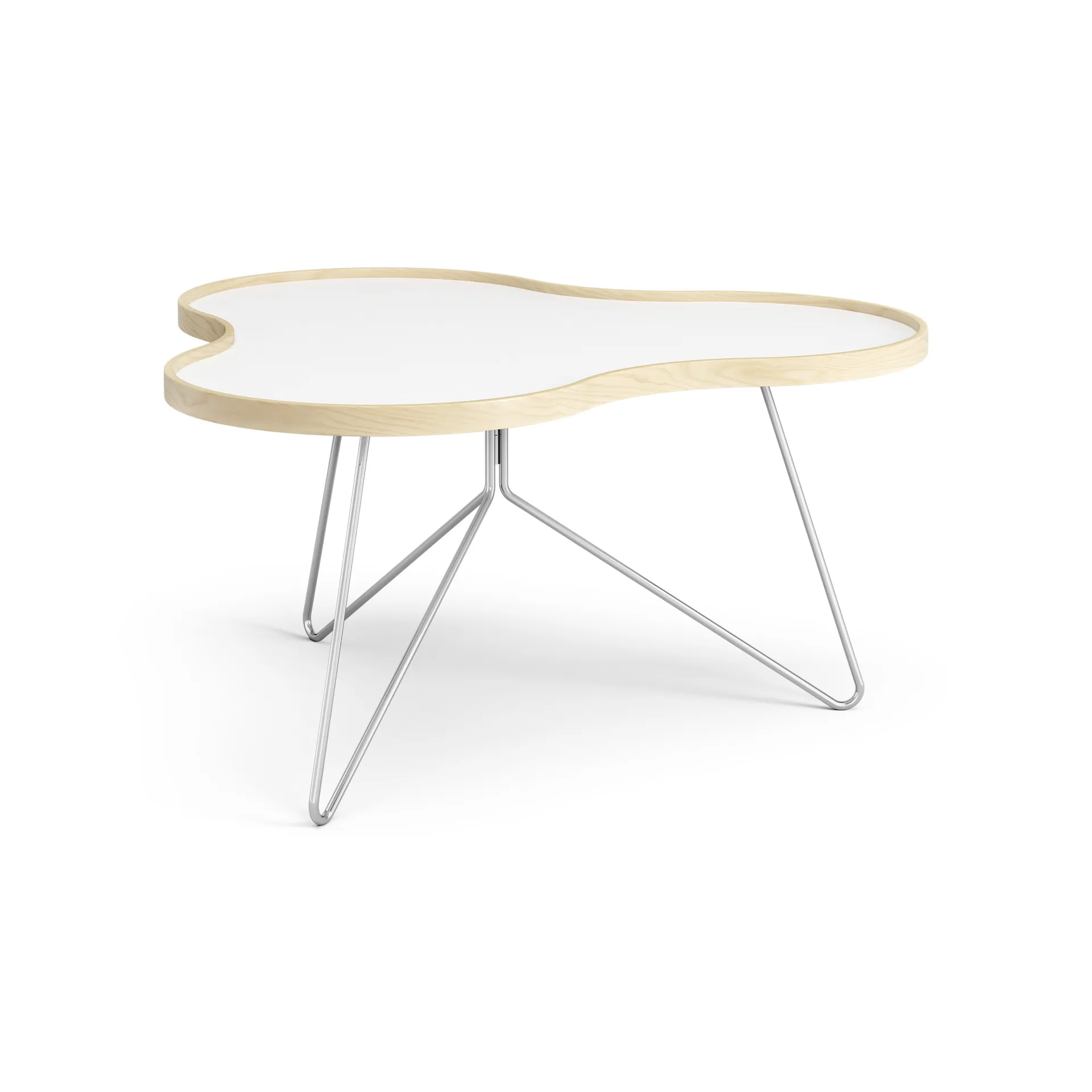 Flower bord 84x90 cm, H45 cm Birk lakeret Swedese