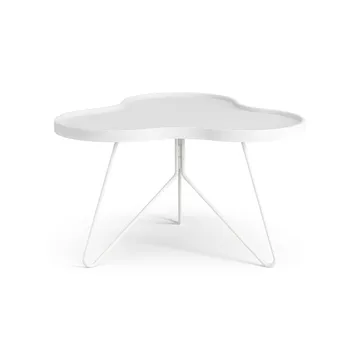 Flower mono bord 62x66 cm - H39 cm Ask hvidlaseret - Swedese