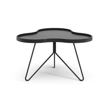 Flower mono bord 62x66 cm - H39 cm Ask sortglaseret - Swedese