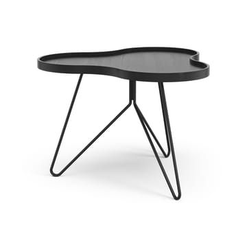 Flower mono bord 62x66 cm - H45 cm Ask sortglaseret - Swedese