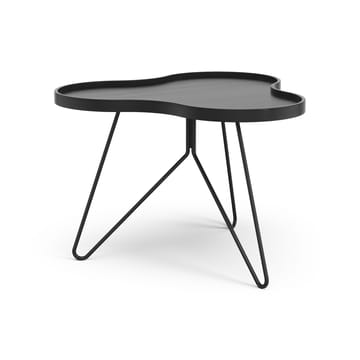 Flower mono bord 62x66 cm - H45 cm Ask sortglaseret - Swedese