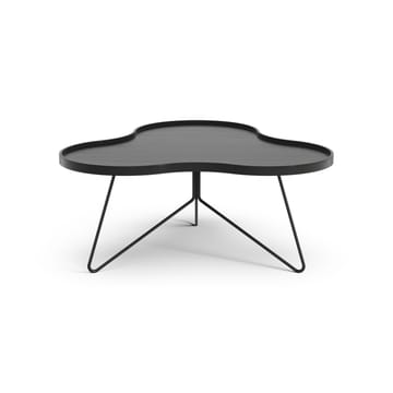 Flower mono bord 84x90 cm - H39 cm Ask sortglaseret - Swedese