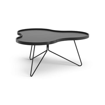 Flower mono bord 84x90 cm - H39 cm Ask sortglaseret - Swedese