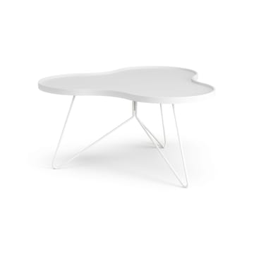 Flower mono bord 84x90 cm - H45 cm Ask hvidglaseret - Swedese