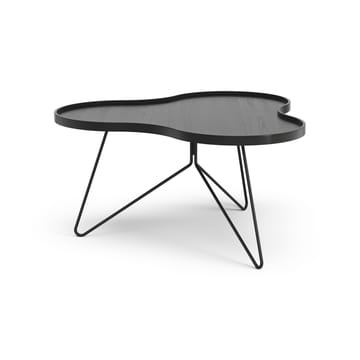 Flower mono bord 84x90 cm - H45 cm Ask sortglaseret - Swedese