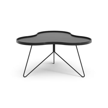 Flower mono bord 84x90 cm - H45 cm Ask sortglaseret - Swedese