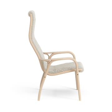 Laminett barnelænestol lakeret bøg/fåreskind - Moonlight (beige) - Swedese