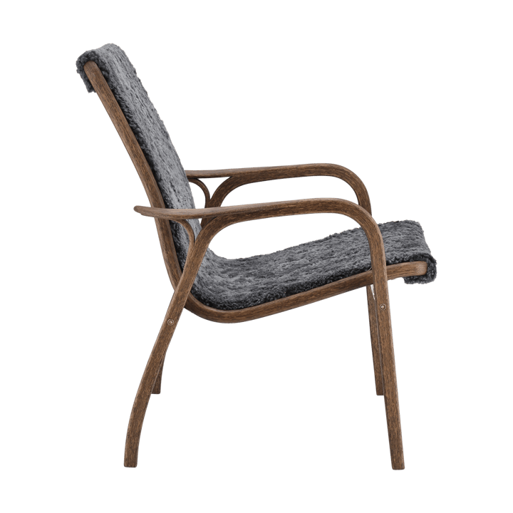 Laminett lænestol eg/fåreskind Special Edition, Rubio Monocoat Chocolate-Charcoal Swedese