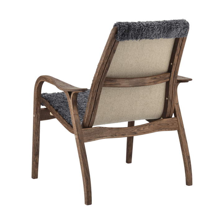 Laminett lænestol eg/fåreskind Special Edition, Rubio Monocoat Chocolate-Charcoal Swedese