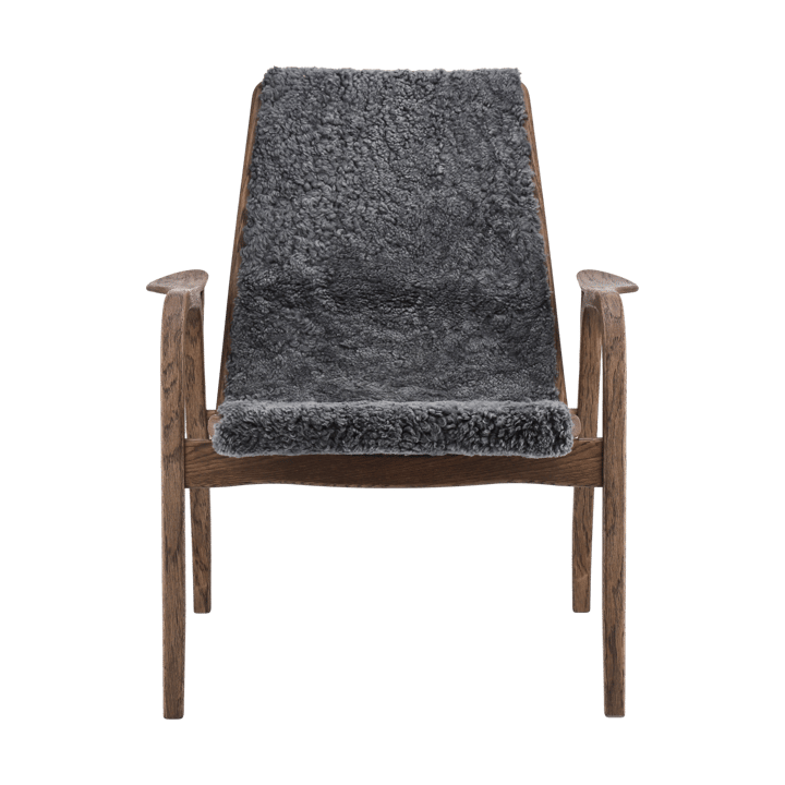 Laminett lænestol eg/fåreskind Special Edition, Rubio Monocoat Chocolate-Charcoal Swedese