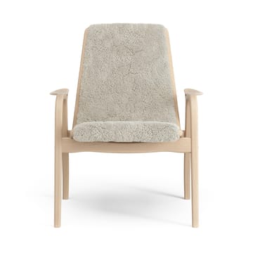 Laminett lænestol lakeret bøg/fåreskind - Moonlight (beige) - Swedese