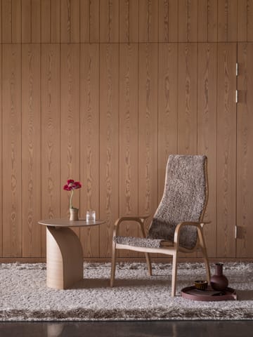 Laminett lænestol lakeret bøg/fåreskind - Moonlight (beige) - Swedese
