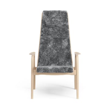 Laminett lænestol lakeret bøg/fåreskind - Scandinavian Grey (grå) - Swedese
