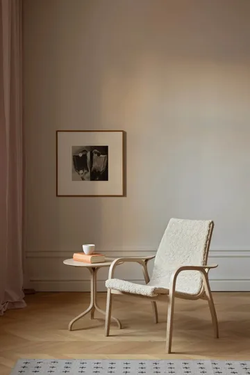 Laminett lænestol olieret eg/fåreskind - Moonlight (beige) - Swedese