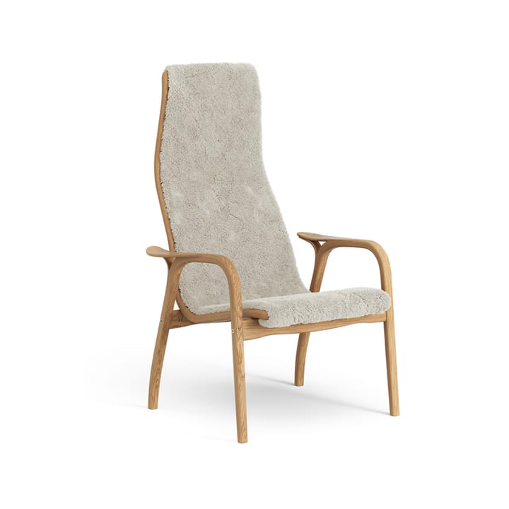 Laminett lænestol olieret eg/fåreskind - Moonlight (beige) - Swedese