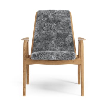 Laminett lænestol olieret eg/fåreskind - Scandinavian Grey (grå) - Swedese