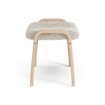 Lamini fodskammel til børn lakeret bøg/fåreskind - Moonlight (beige) - Swedese